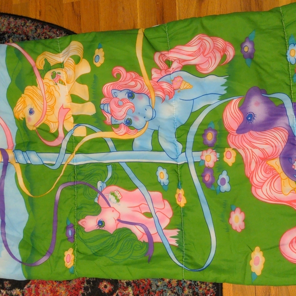 Vintage VTG My Little Pony Sleeping Bag Maypole 1988 - Picture 5 of 17